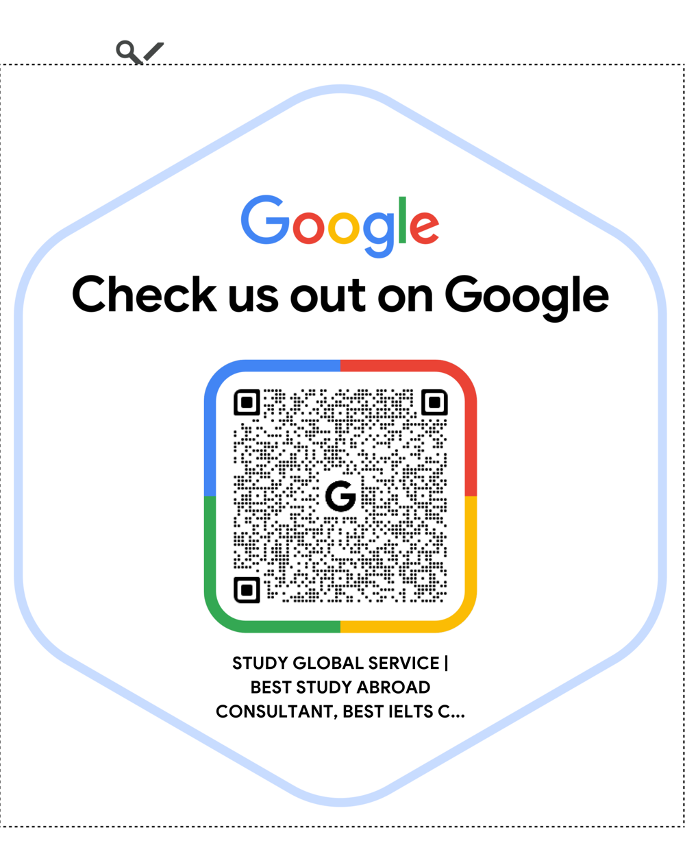 Study Global Service Google Reviews QR Code